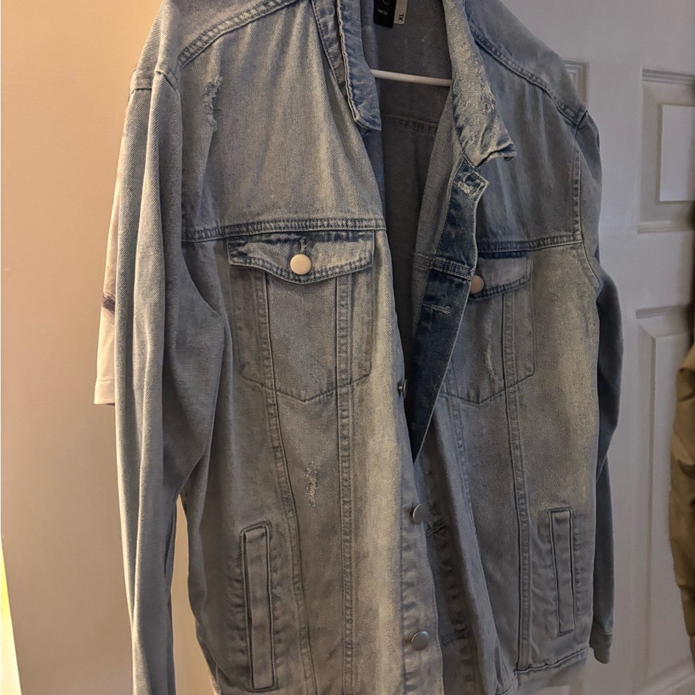 Original Use Faded Blue Denim Jacket